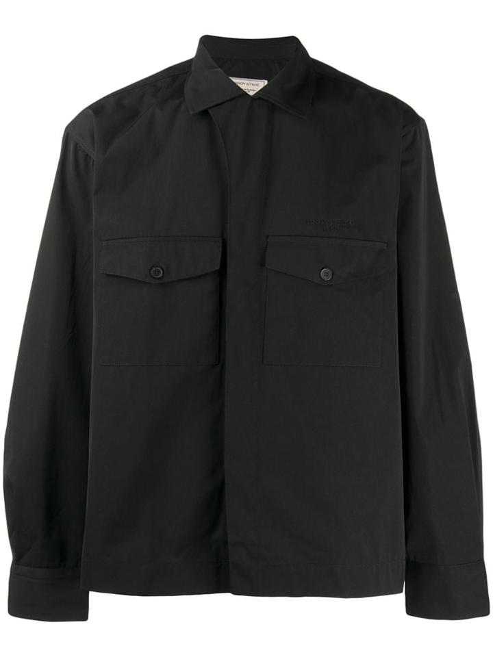Maison Kitsuné Concealed Front Jacket - Black