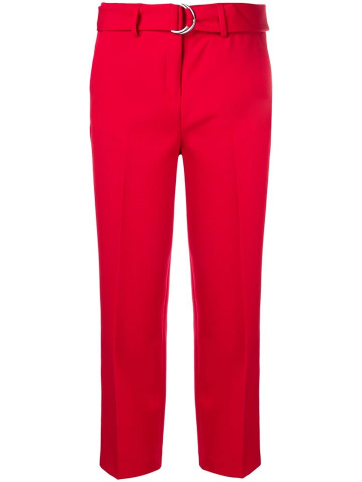 Liu Jo Cropped Trousers - Red