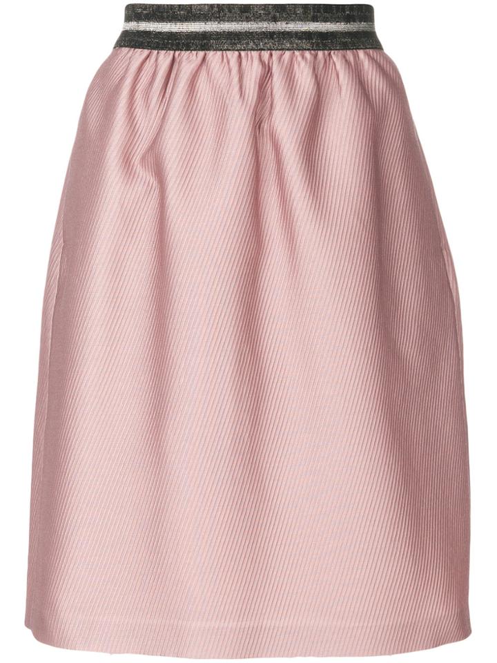 Luisa Cerano Tulip Skirt - Pink & Purple