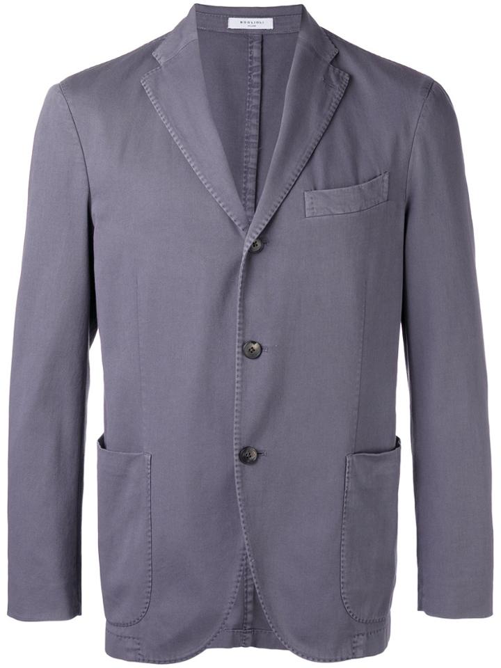 Boglioli Three Button Blazer - Grey