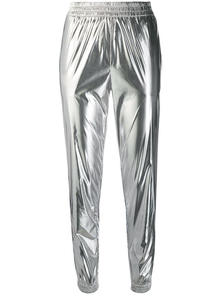 Paco Rabanne Cropped Trousers - Silver