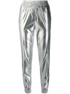 Paco Rabanne Cropped Trousers - Silver