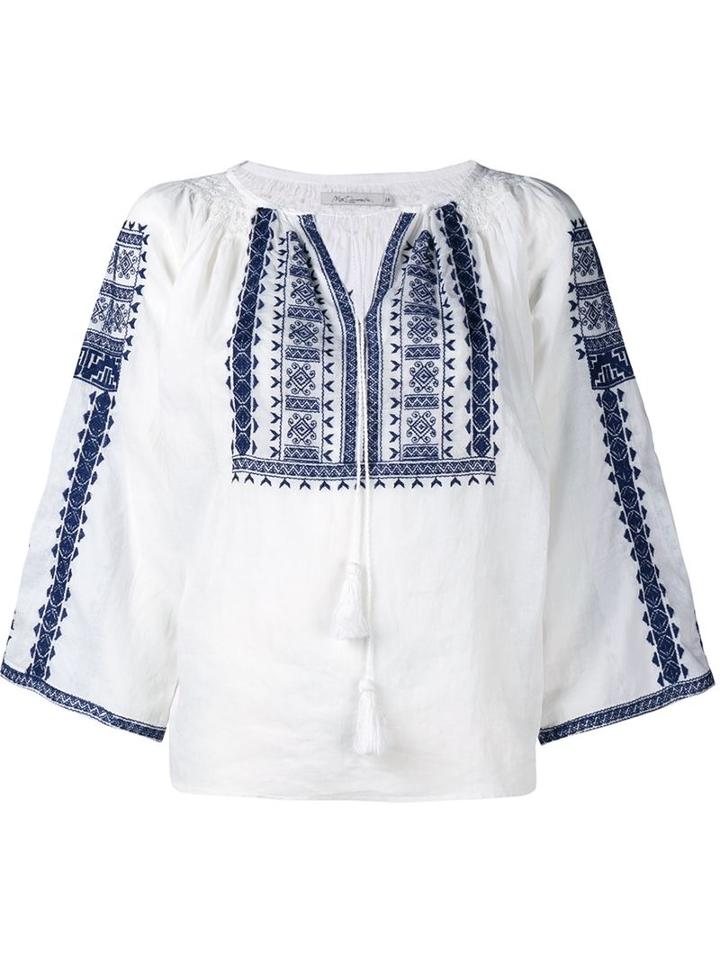 Mes Demoiselles Slava Embroidered Long Sleeve Top