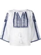 Mes Demoiselles Slava Embroidered Long Sleeve Top