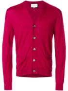 Gucci V-neck Cardigan - Pink & Purple
