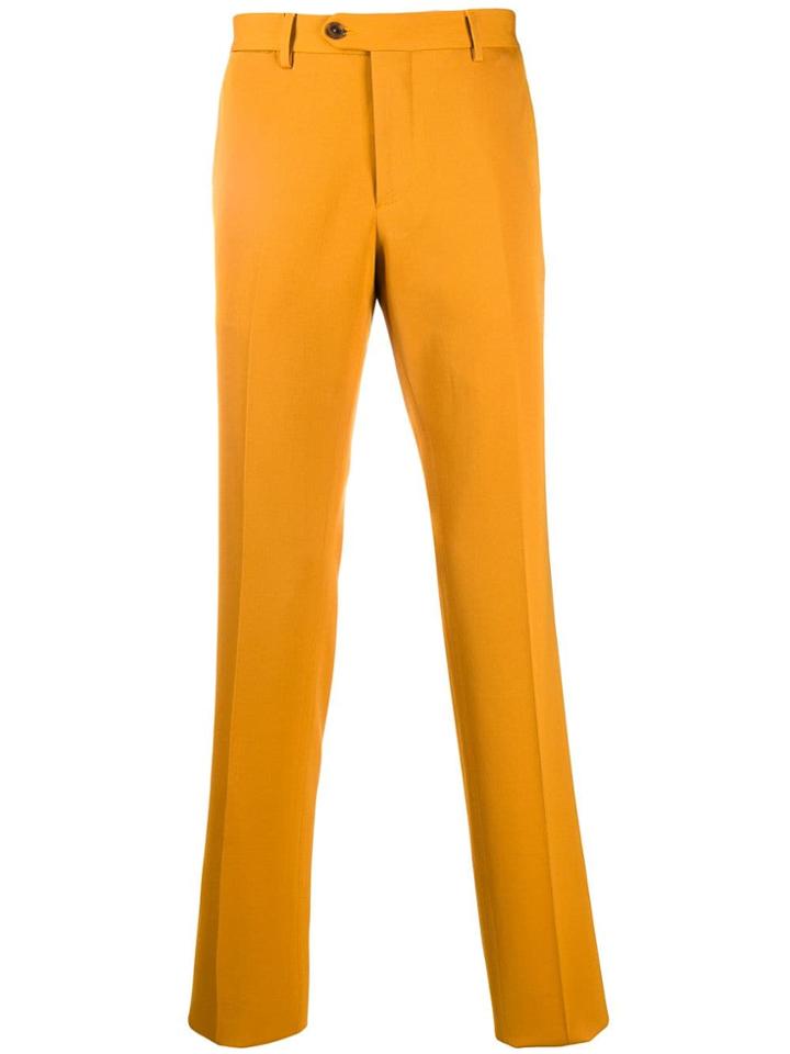 Etro Slim-fit Trousers - Yellow