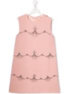 Elisabetta Franchi La Mia Bambina Teen Embellished Shift Dress - Pink