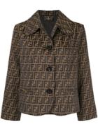 Fendi Vintage Ff Logo Jacket - Yellow