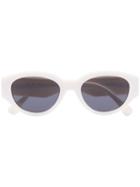 Retrosuperfuture Drew Mama Oval Sunglasses - White
