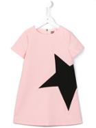 Msgm Kids Star Print T-shirt Dress, Girl's, Size: 6 Yrs, Pink/purple