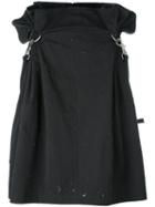 Damir Doma 'riya' Clip Skirt, Women's, Size: Large, Black, Cotton