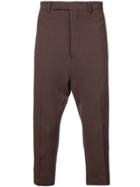 Rick Owens Cropped Tailored Trousers - Pink & Purple