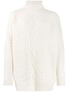 Represent Chunky Knit Jumper - White