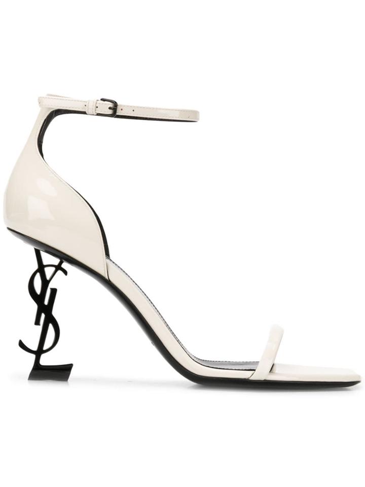 Saint Laurent Opyum Sandals - White