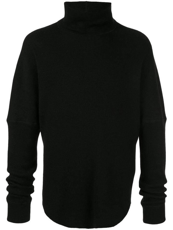 Kazuyuki Kumagai Funnel Neck Jumper - Black