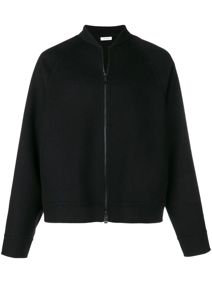 Jil Sander Boxy-fit Bomber Jacket - Black