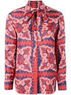 Valentino Mini Bandana Print Shirt - Red