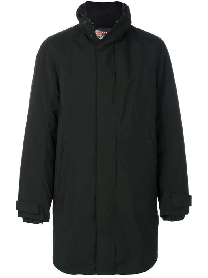 Prada Gabardine Casual Parka - Black