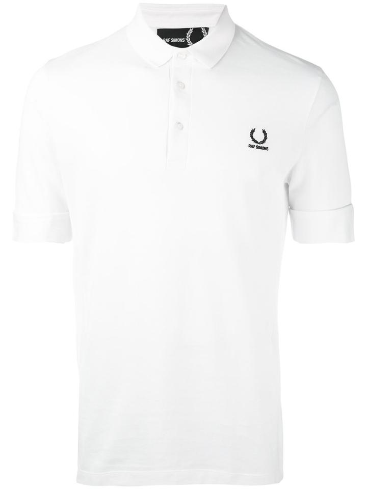 Raf Simons X Fred Perry - Short Sleeve Polo Shirt - Men - Cotton - 40, White, Cotton