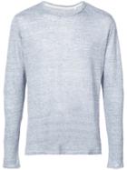 Rag & Bone Owen Long Sleeve T-shirt - Blue