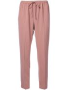 Alexander Wang Tailored Track Pants, Women's, Size: 6, Pink/purple, Polyester/triacetate