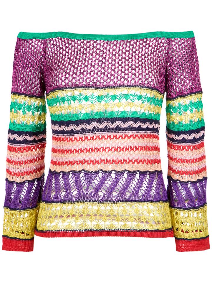 Cecilia Prado Knit Off The Shoulder Top - Multicolour