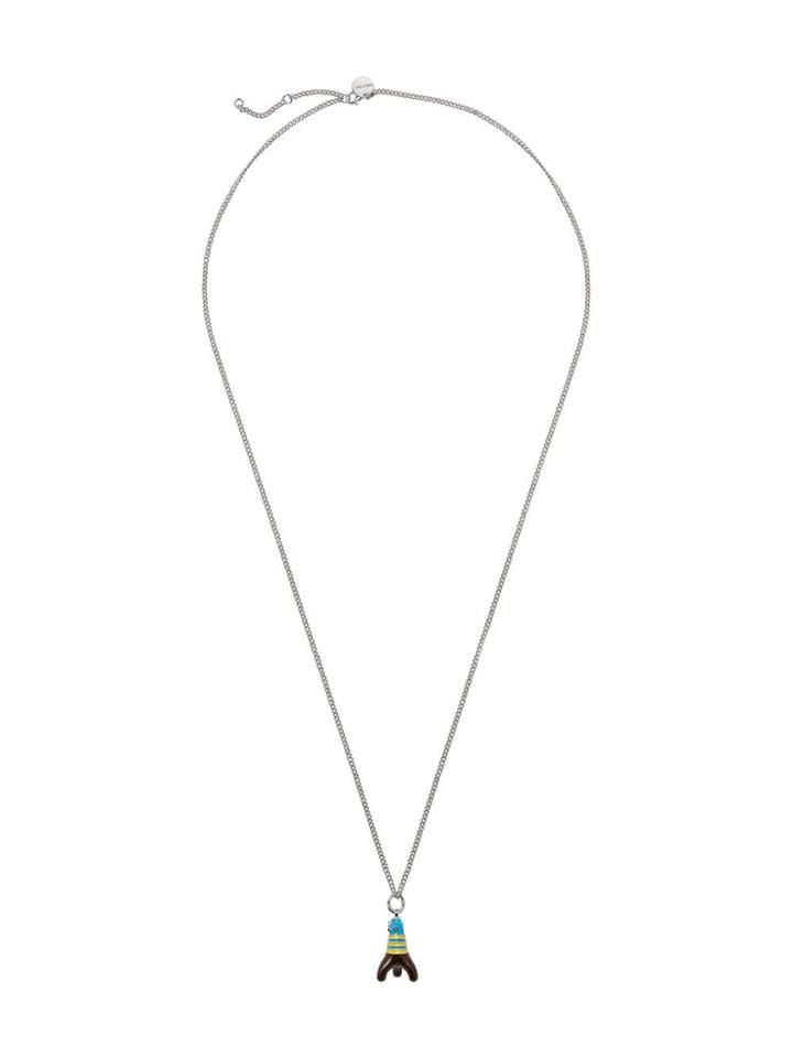 Prada Pradamalia Necklace With Silver Charm - F0wk9 Light