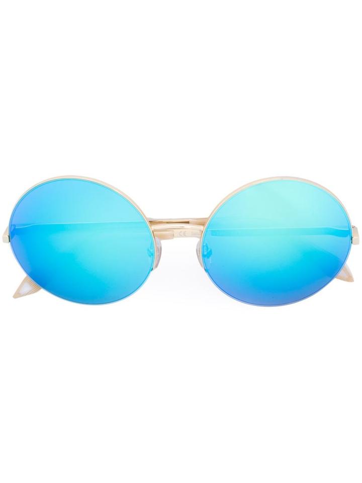 Victoria Beckham 'supra Round' Sunglasses, Women's, Grey, Acetate/metal (other)