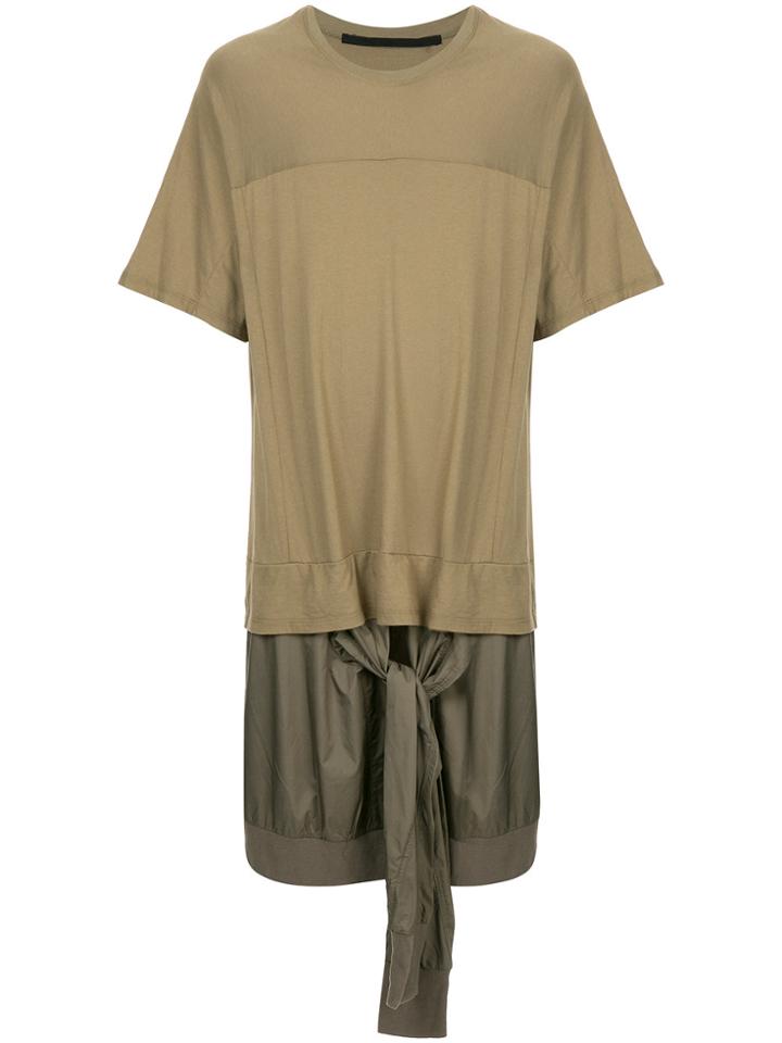 Julius Layered Oversized T-shirt - Green