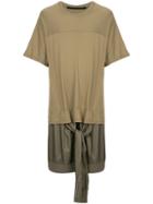 Julius Layered Oversized T-shirt - Green