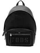 Tod's Logo Backpack - Black