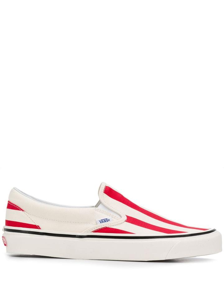 Vans Striped Slip-on Sneakers - Neutrals