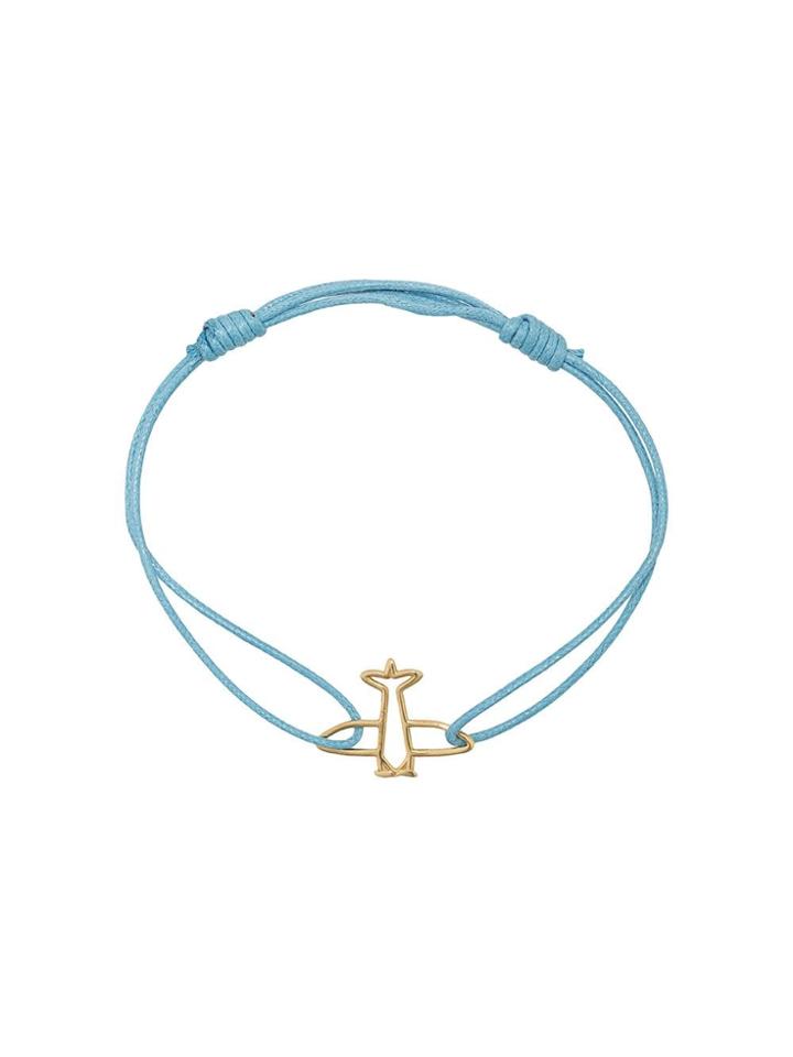 Aliita Aeroplane Rope Bracelet - Blue