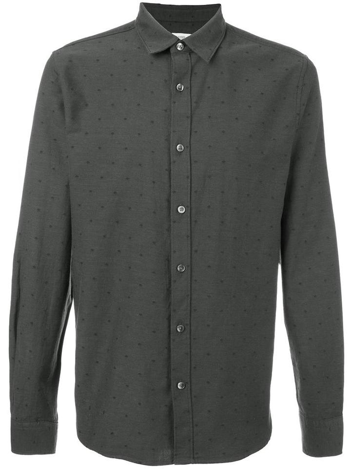 Closed Dot Print Shirt, Men's, Size: Xxl, Green, Cotton