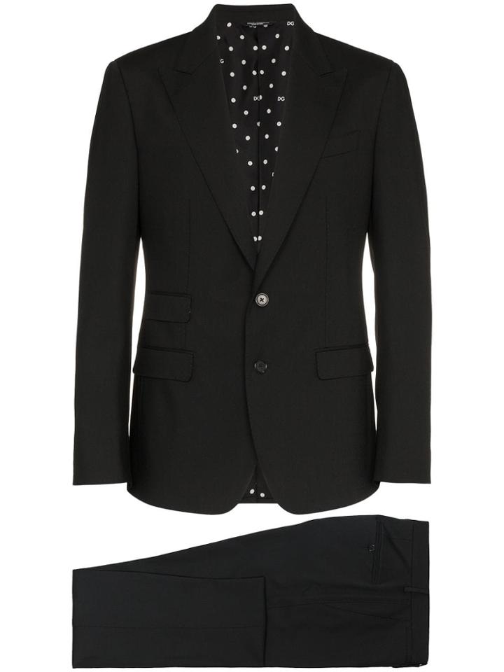 Dolce & Gabbana Silk Dinner Suit - Black