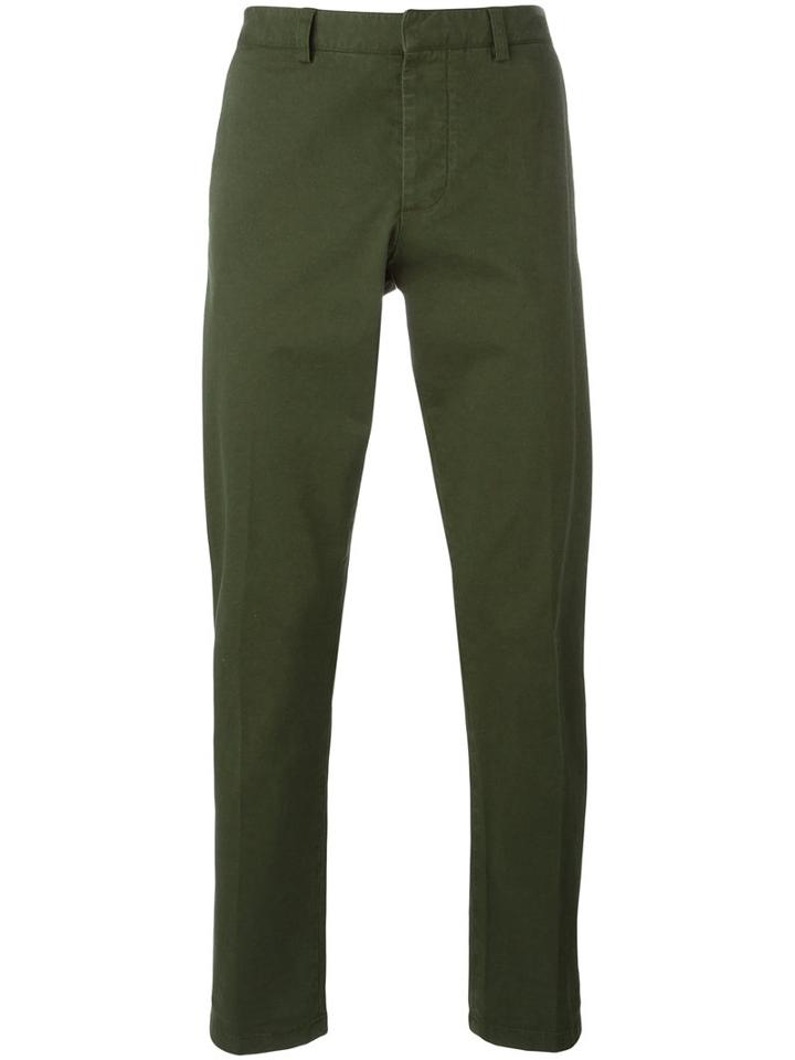 Ami Alexandre Mattiussi - Chino Trousers - Men - Cotton/spandex/elastane - Xl, Green, Cotton/spandex/elastane