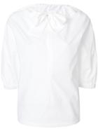 Hache Neck Tie T-shirt - White