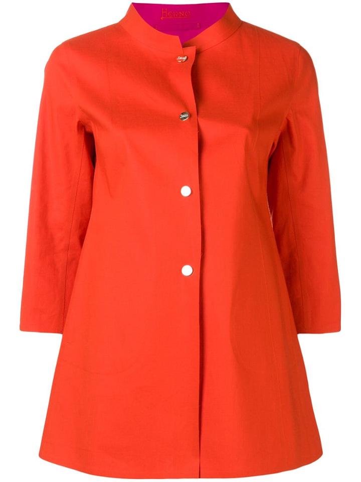 Herno Mid Length Jacket - Orange
