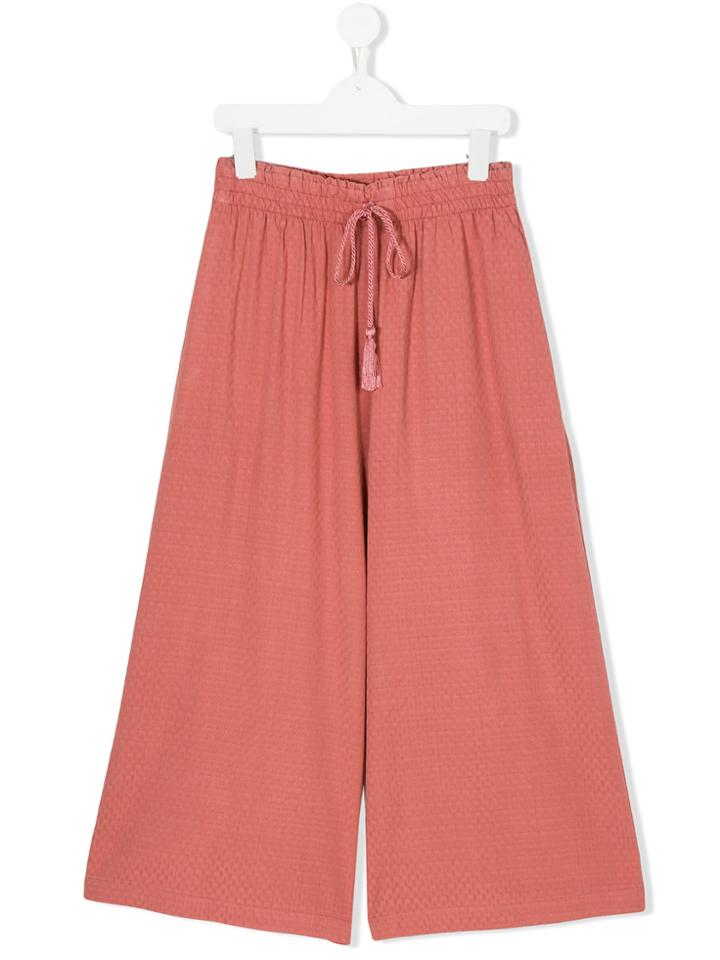 Caffe' D'orzo Jacquard Detail Trousers - Unavailable