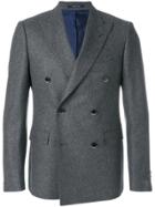 Dinner Double-breasted Blazer - Grey