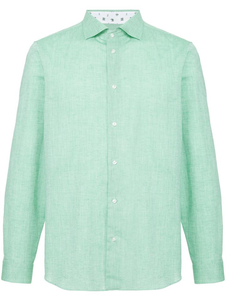 Loveless Lightweight Plain Shirt - Green