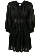 Zimmermann V-neck Dotted Dress - Black