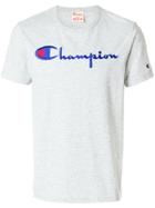 Champion Logo Patch T-shirt - Grey