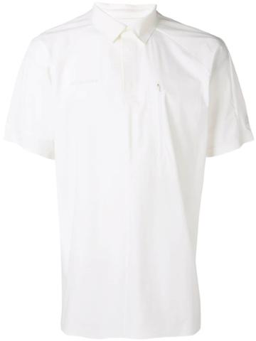 Mammut Delta X Poplin Polo Shirt - White