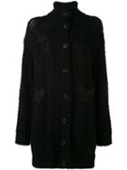 Valentino - Single-breasted Coat - Women - Polyester/virgin Wool - S, Black, Polyester/virgin Wool