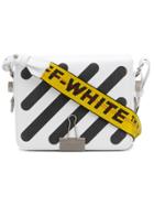Off-white Diagonals Binder Clip Bag