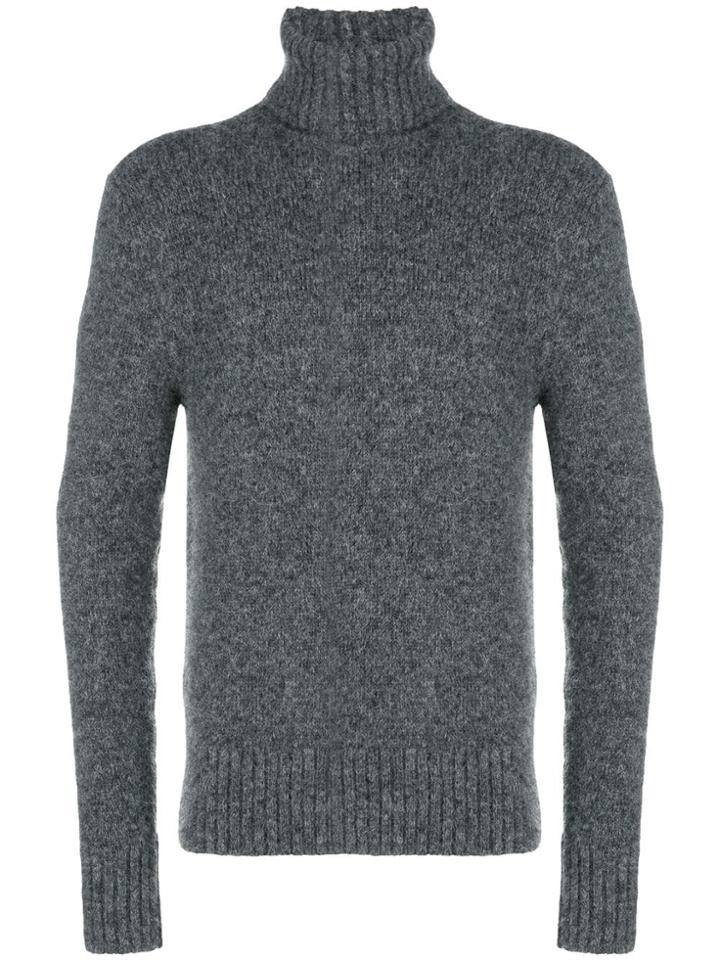 Ami Alexandre Mattiussi Turtle Neck Sweater - Grey