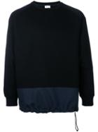 En Route - Drawstring Hem Sweatshirt - Men - Cotton - 2, Black, Cotton