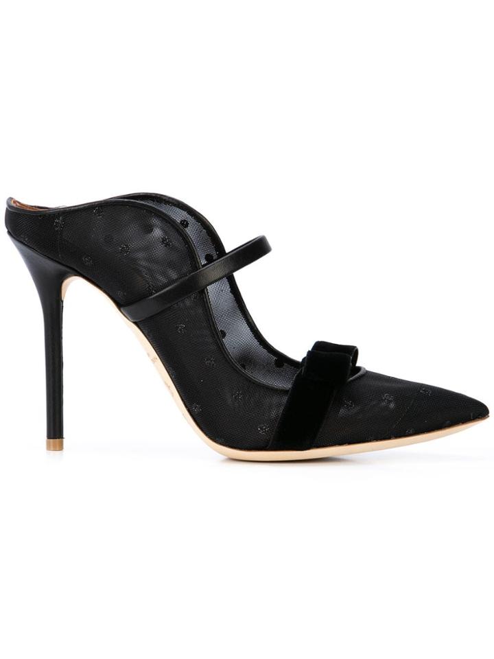 Malone Souliers Marguerite 100 Mules - Black