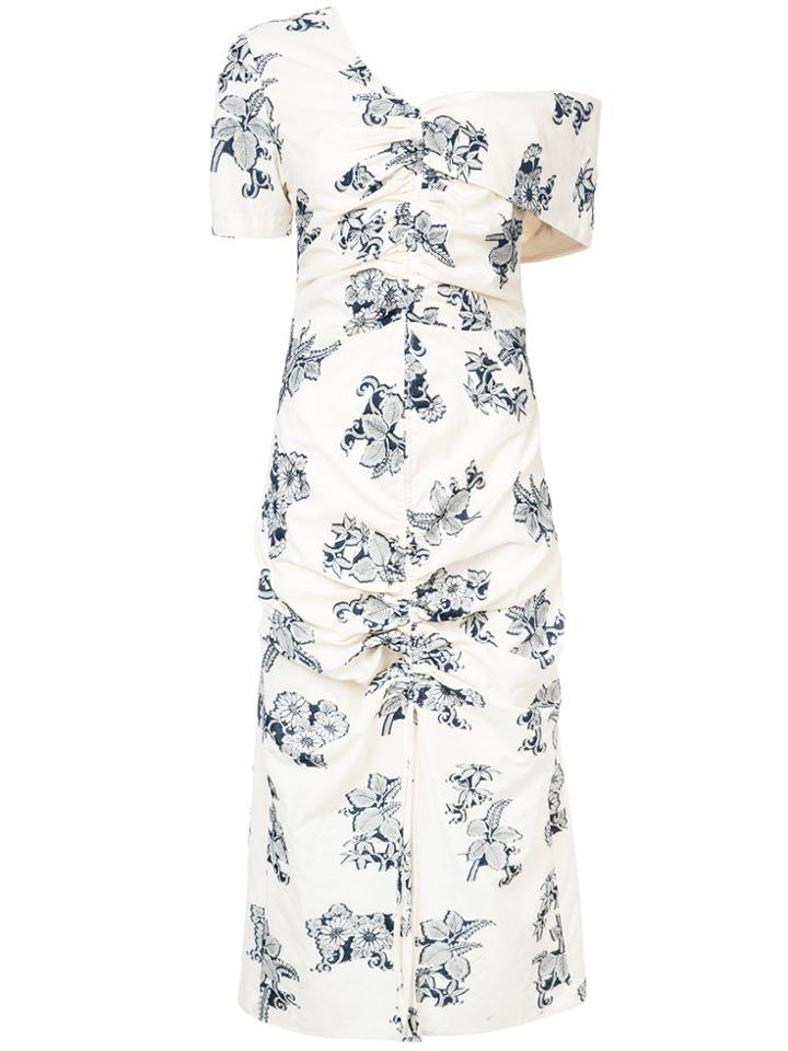 Sea Josephine Frilled Dress - Nude & Neutrals